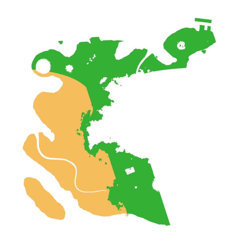 Biome Rust Map: Procedural Map, Size: 3000, Seed: 12580