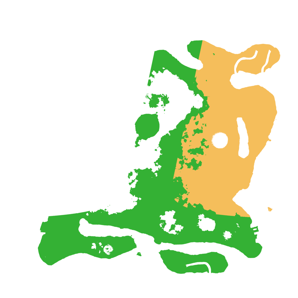 Biome Rust Map: Procedural Map, Size: 3300, Seed: 1036681571