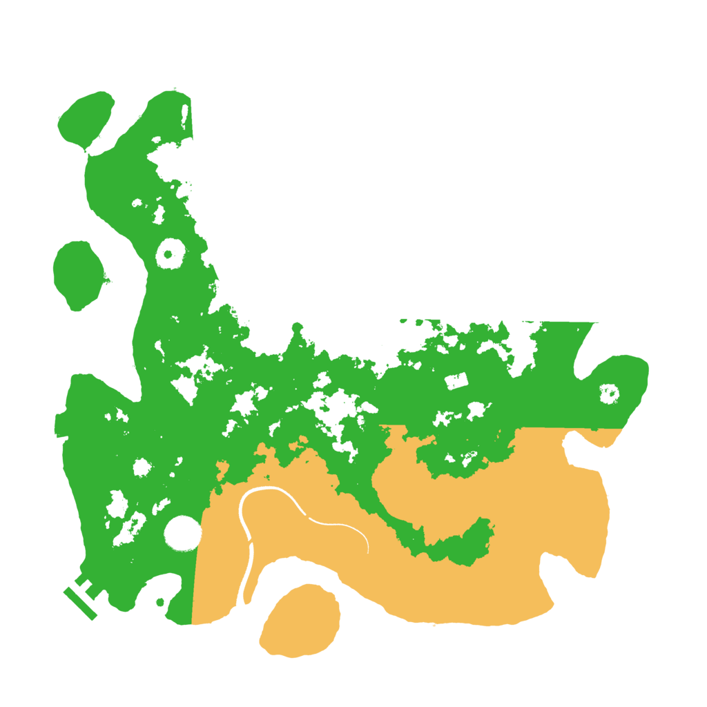 Biome Rust Map: Procedural Map, Size: 3500, Seed: 867530977