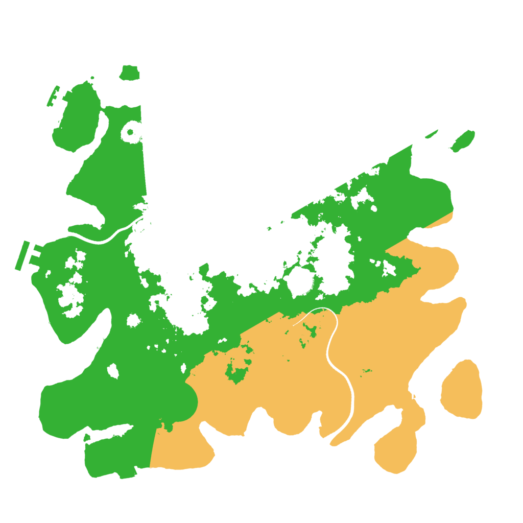 Biome Rust Map: Procedural Map, Size: 3500, Seed: 1660768346