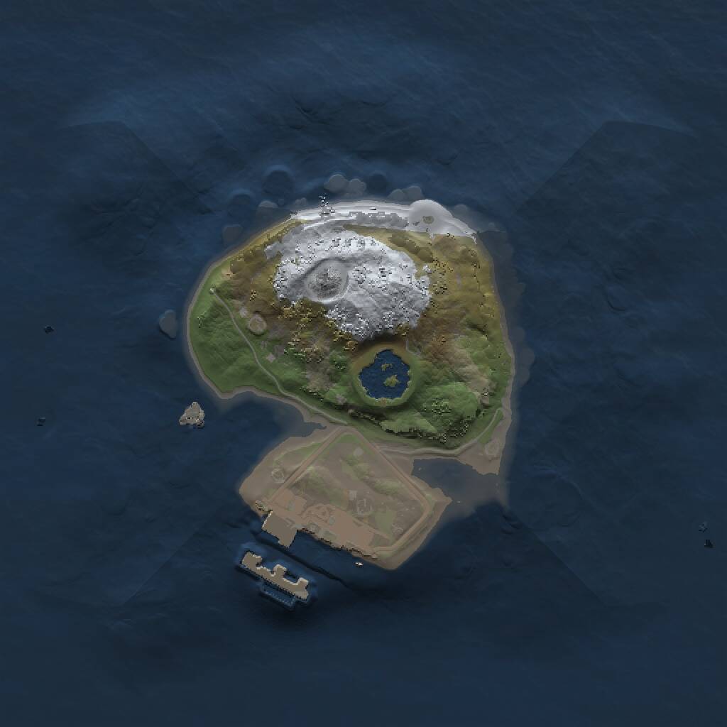 Rust Map: Procedural Map, Size: 1500, Seed: 1880237000, 2 Monuments