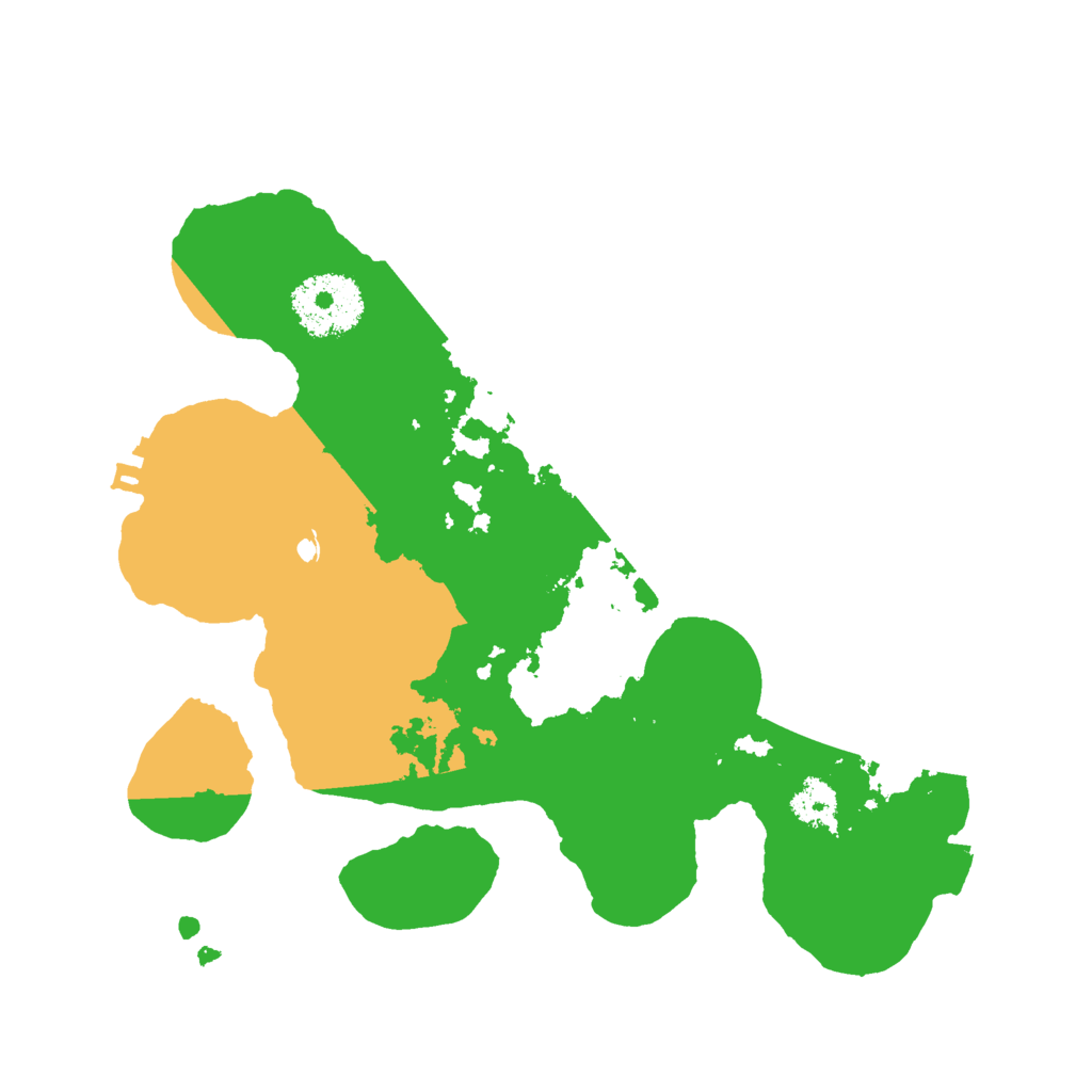 Biome Rust Map: Procedural Map, Size: 2500, Seed: 238196335