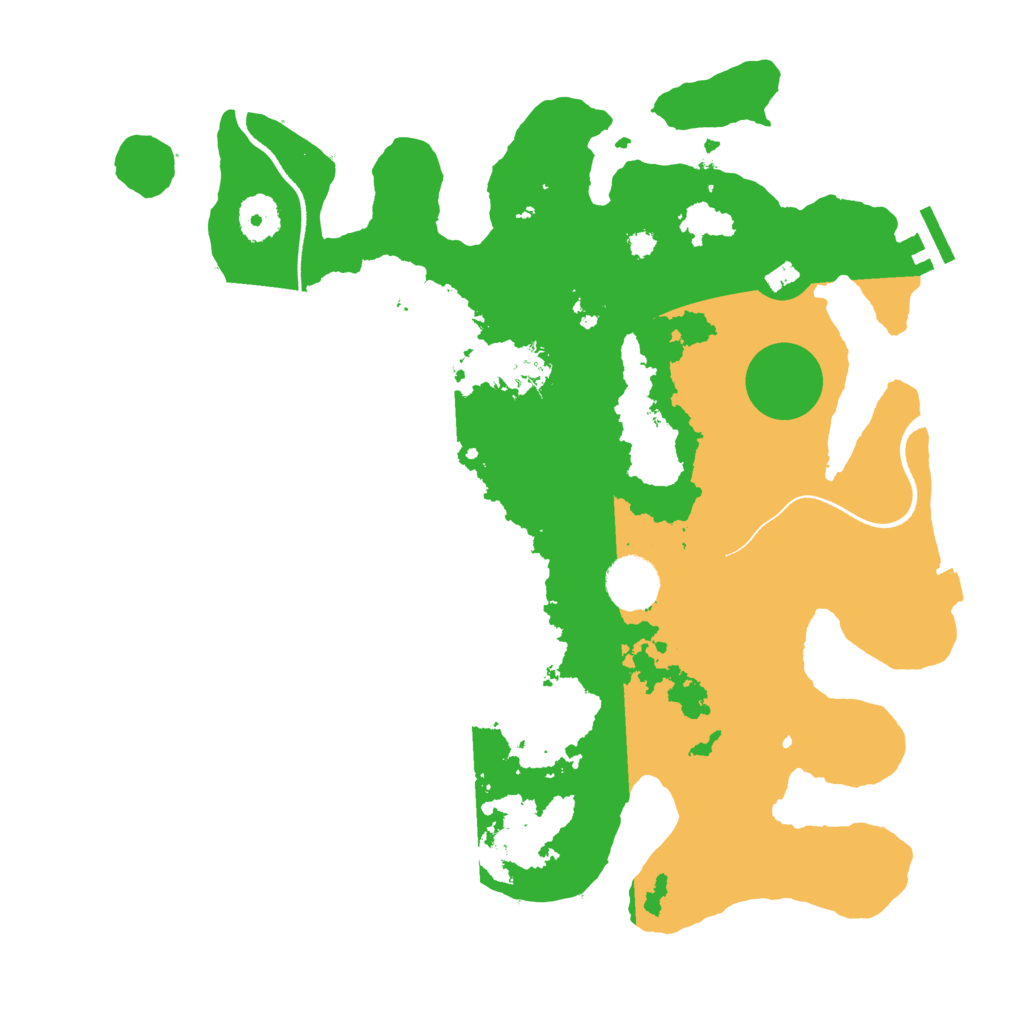 Biome Rust Map: Procedural Map, Size: 3500, Seed: 50079