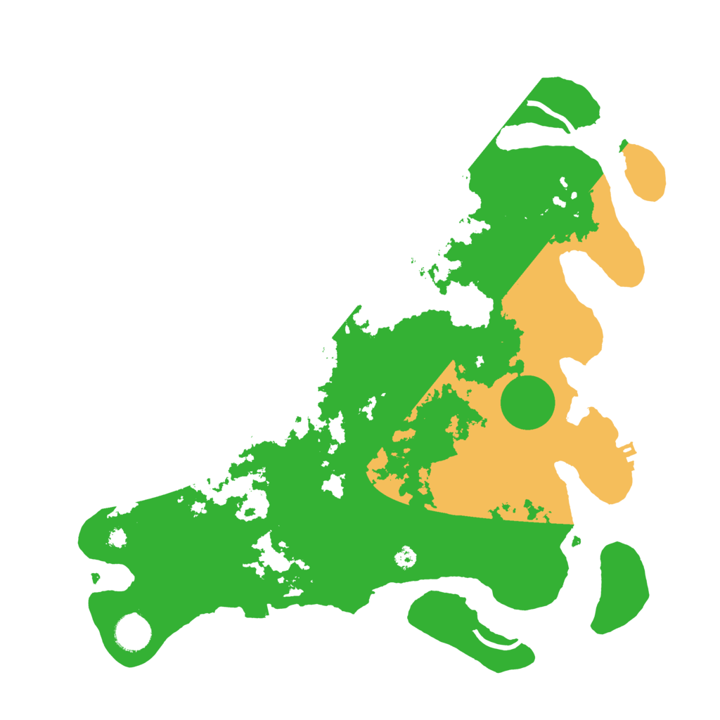 Biome Rust Map: Procedural Map, Size: 3500, Seed: 2087393455