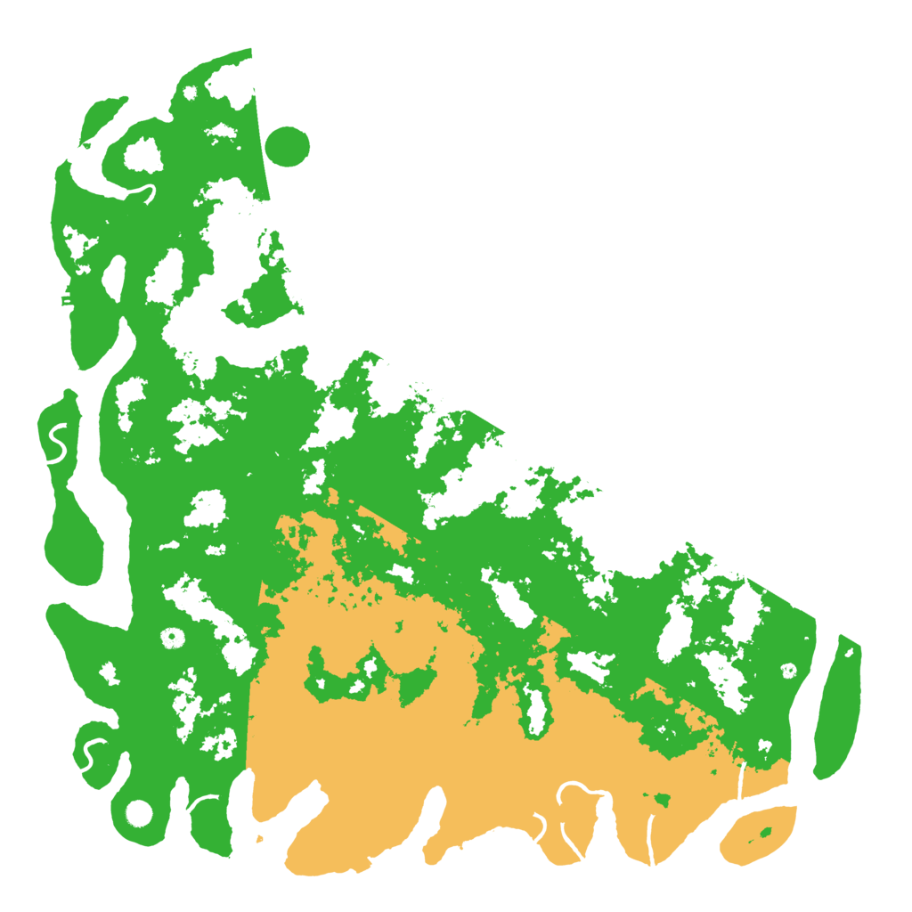 Biome Rust Map: Procedural Map, Size: 6000, Seed: 94266