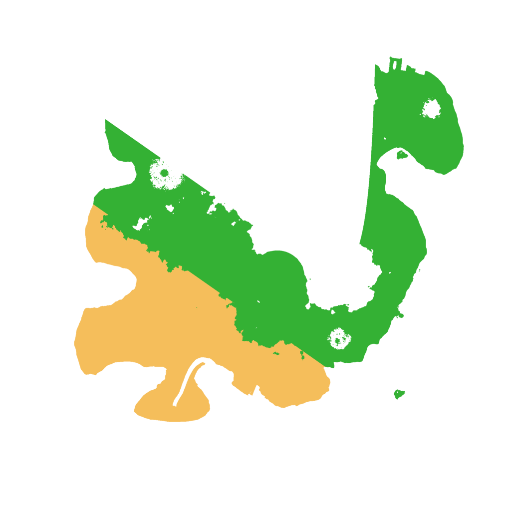 Biome Rust Map: Procedural Map, Size: 2500, Seed: 565677