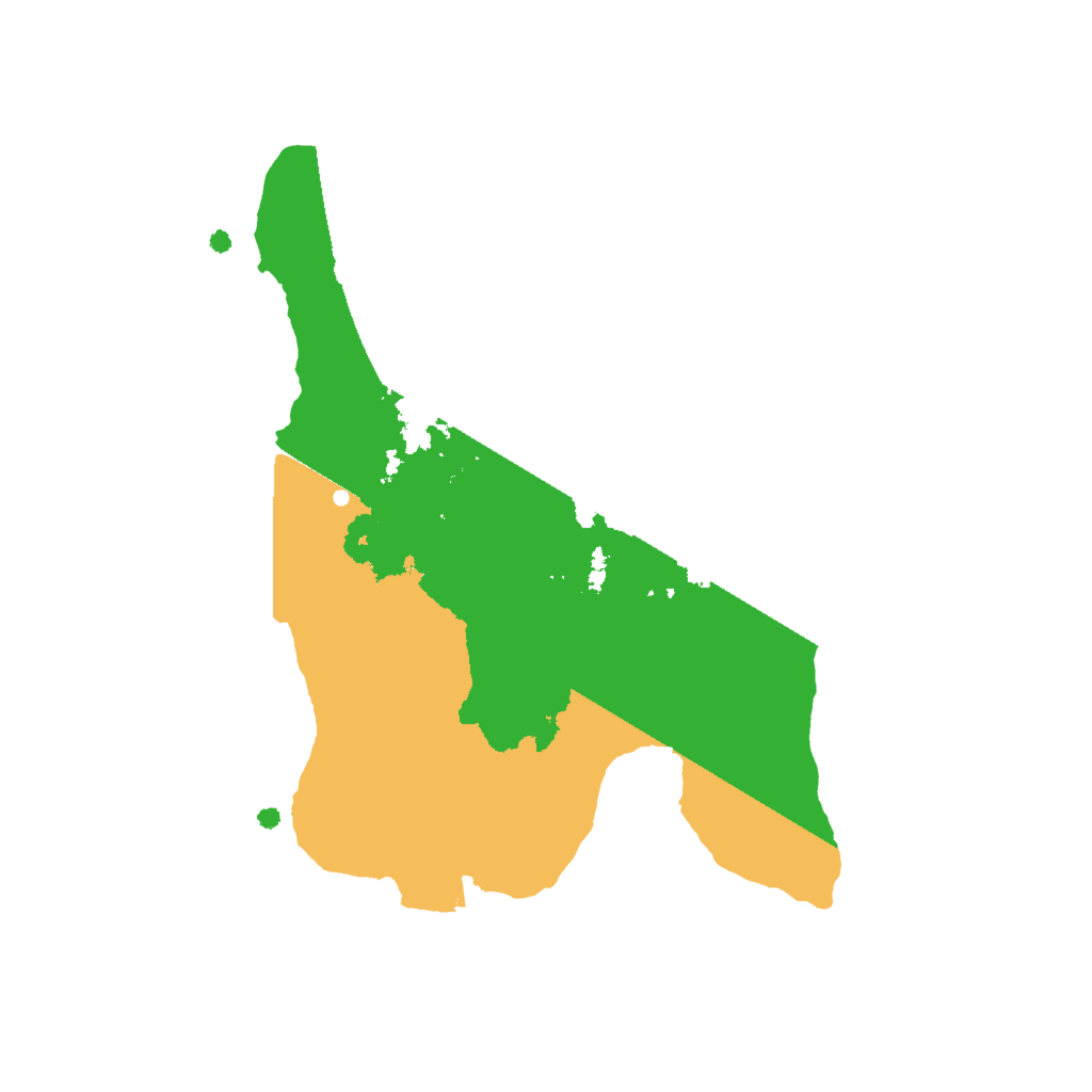 Biome Rust Map: Procedural Map, Size: 2000, Seed: 94266