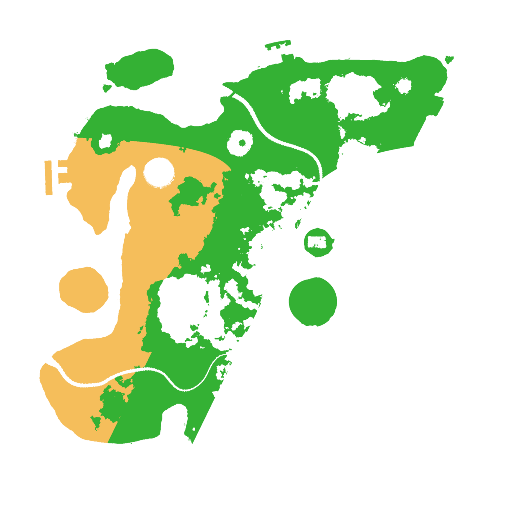 Biome Rust Map: Procedural Map, Size: 3000, Seed: 659688474
