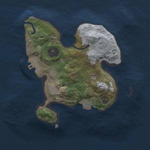 Thumbnail Rust Map: Procedural Map, Size: 2000, Seed: 669106112, 6 Monuments