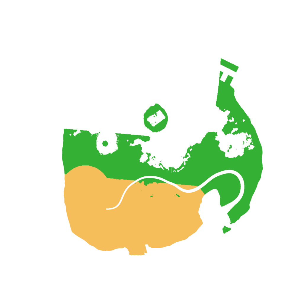 Biome Rust Map: Procedural Map, Size: 2000, Seed: 2581000