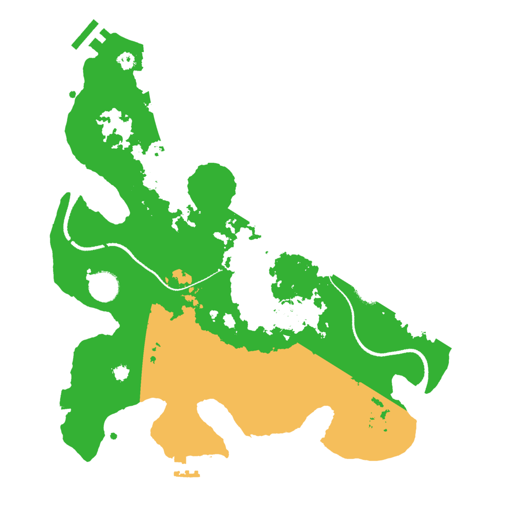 Biome Rust Map: Procedural Map, Size: 3000, Seed: 12557