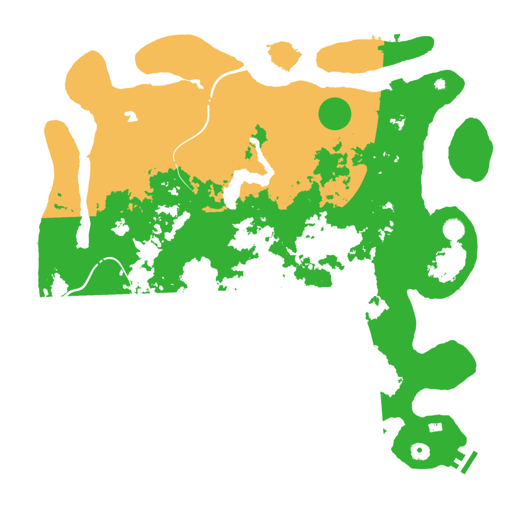 Biome Rust Map: Procedural Map, Size: 4250, Seed: 344493775