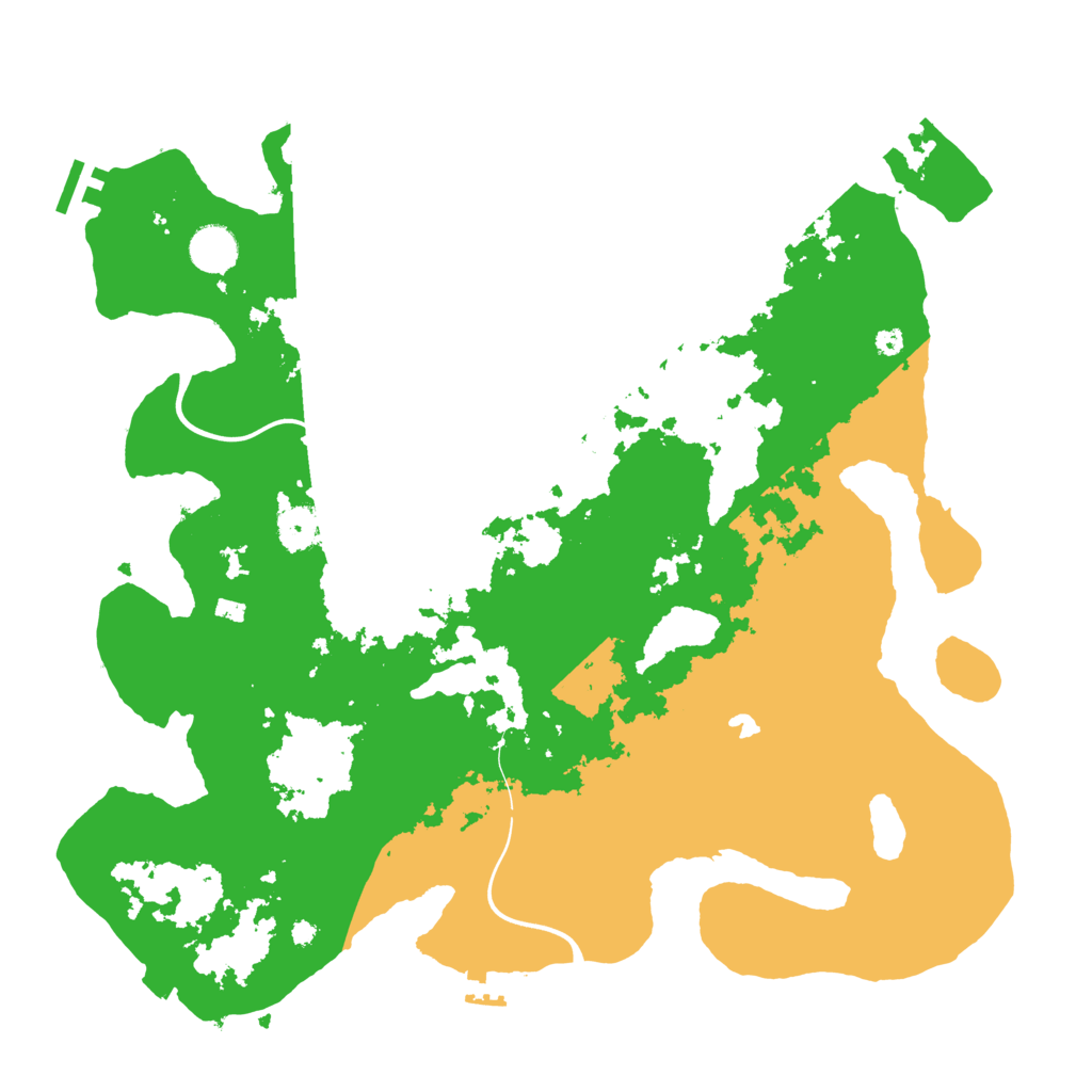 Biome Rust Map: Procedural Map, Size: 4000, Seed: 22917