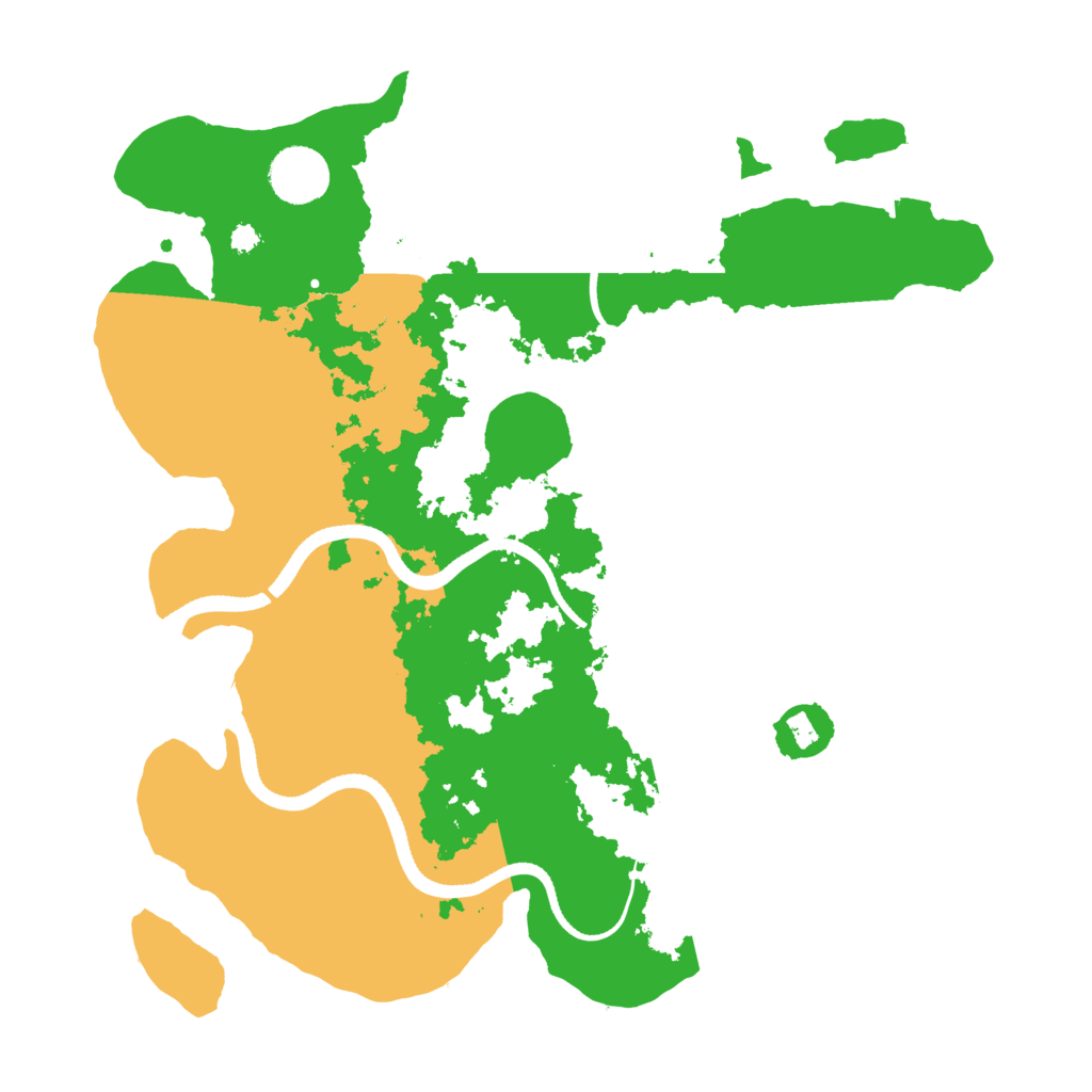 Biome Rust Map: Procedural Map, Size: 3500, Seed: 1806719161