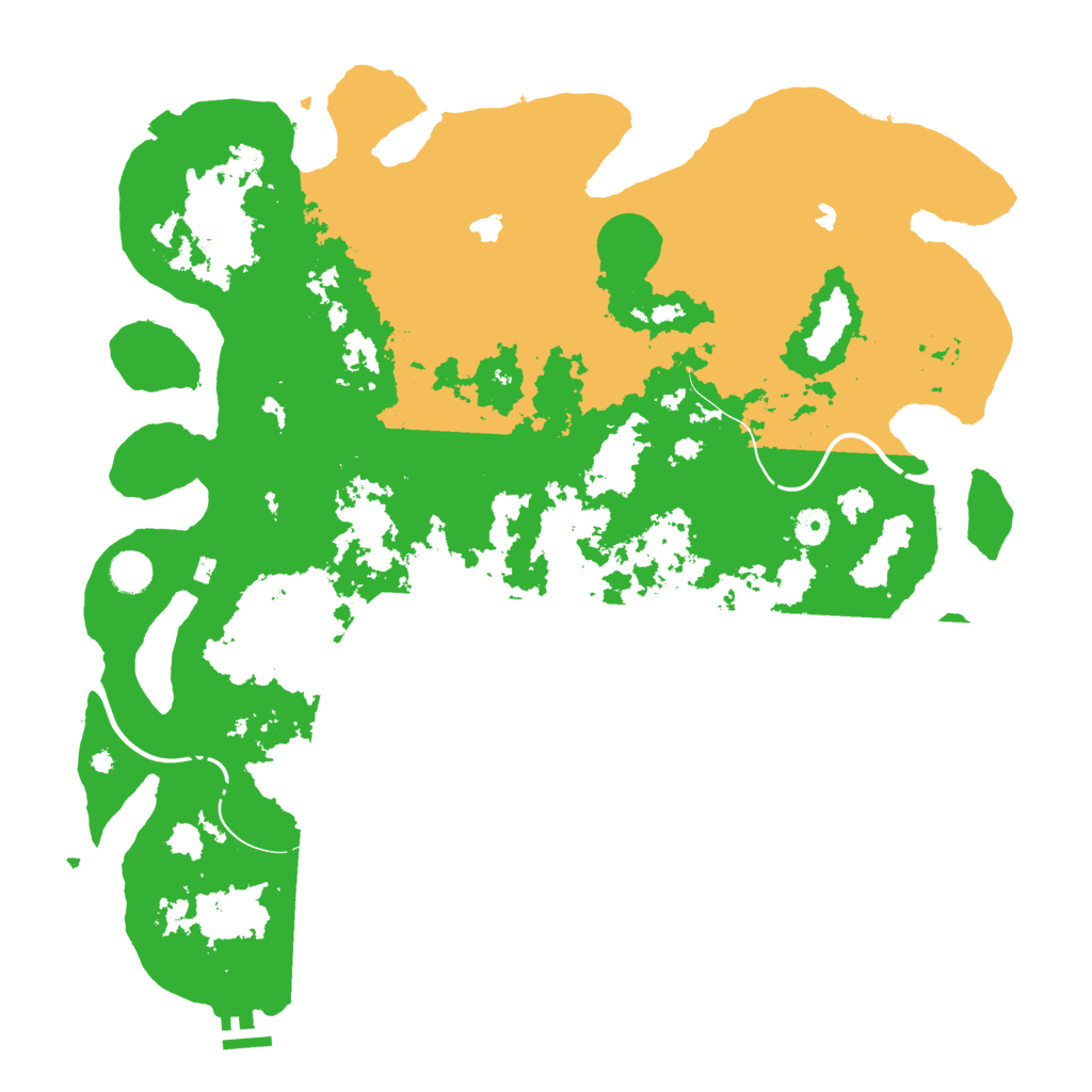 Biome Rust Map: Procedural Map, Size: 4500, Seed: 1953884446