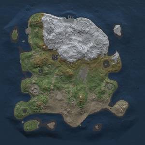 Thumbnail Rust Map: Procedural Map, Size: 3000, Seed: 792764082, 11 Monuments