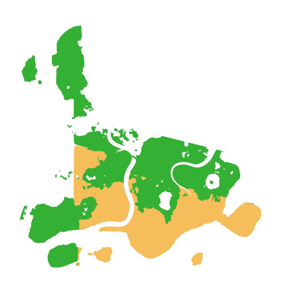 Biome Rust Map: Procedural Map, Size: 3000, Seed: 792764082