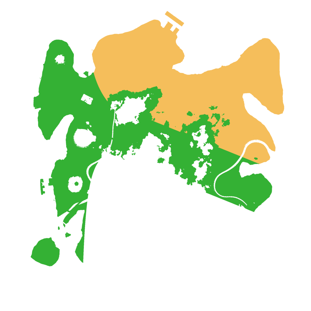 Biome Rust Map: Procedural Map, Size: 3000, Seed: 7777444