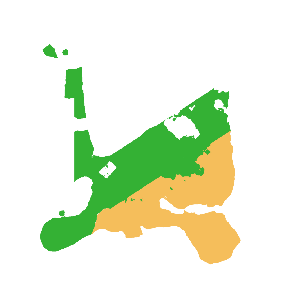 Biome Rust Map: Procedural Map, Size: 2000, Seed: 24122610