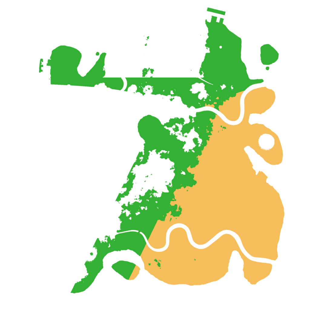 Biome Rust Map: Procedural Map, Size: 3400, Seed: 2024