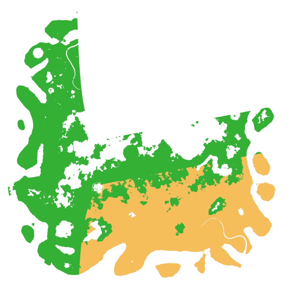 Biome Rust Map: Procedural Map, Size: 5000, Seed: 1488420