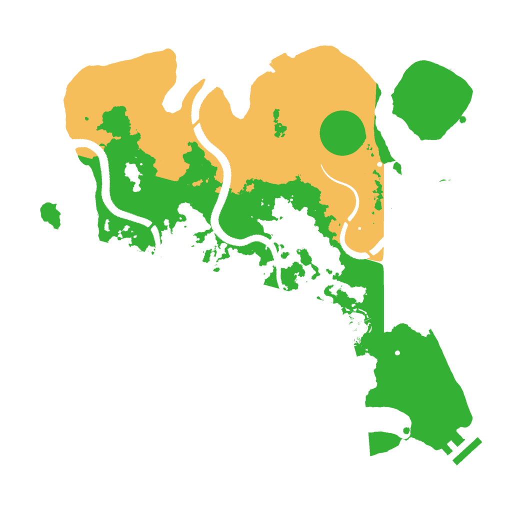 Biome Rust Map: Procedural Map, Size: 3000, Seed: 699411132