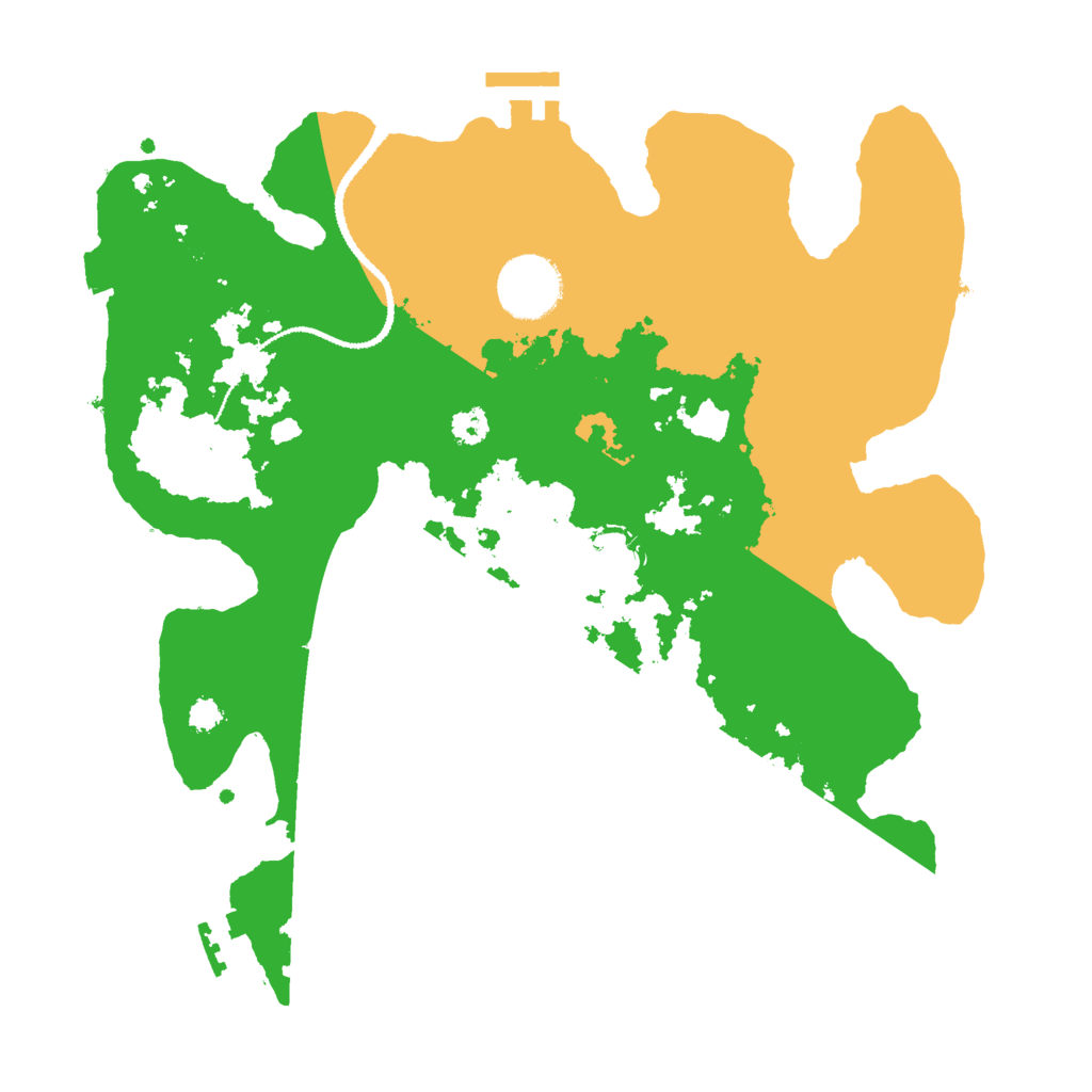 Biome Rust Map: Procedural Map, Size: 3000, Seed: 4506721