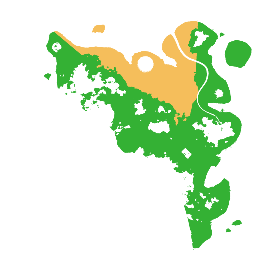 Biome Rust Map: Procedural Map, Size: 3000, Seed: 7823