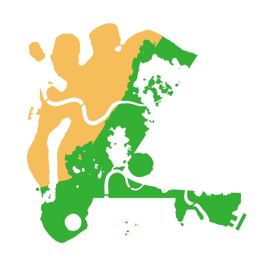 Biome Rust Map: Procedural Map, Size: 3000, Seed: 1089025058