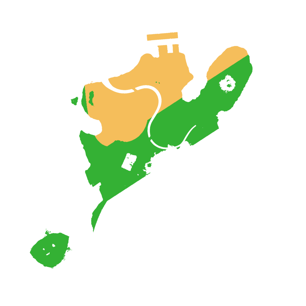 Biome Rust Map: Procedural Map, Size: 2000, Seed: 589045741