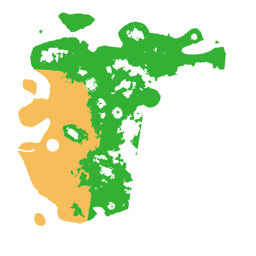 Biome Rust Map: Procedural Map, Size: 3600, Seed: 151