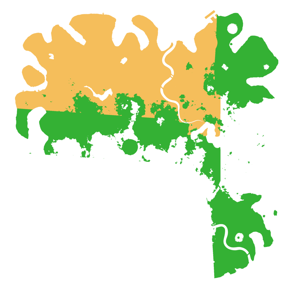 Biome Rust Map: Procedural Map, Size: 5000, Seed: 52894