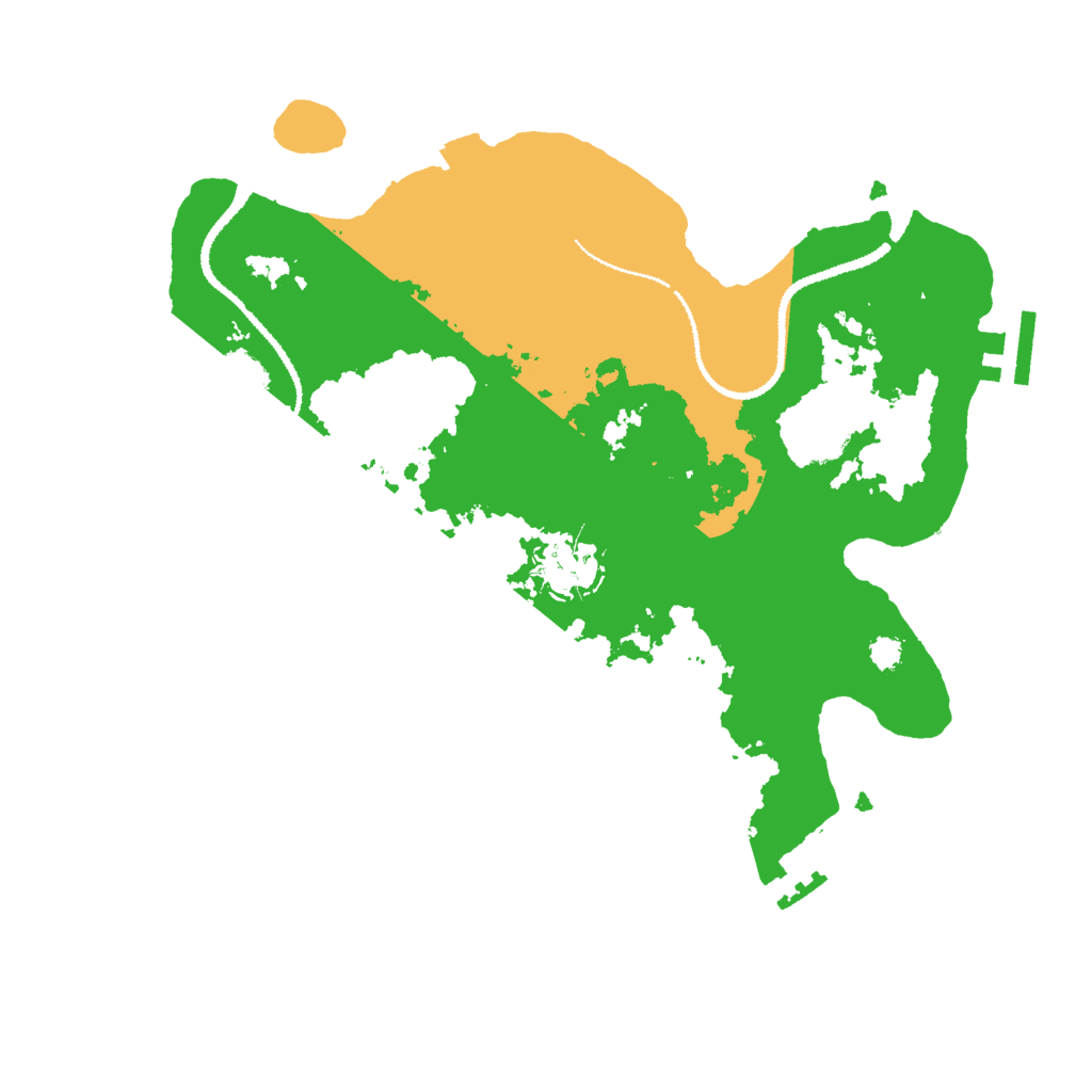 Biome Rust Map: Procedural Map, Size: 3000, Seed: 1481479331