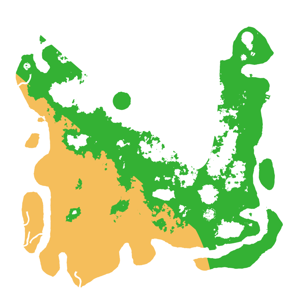 Biome Rust Map: Procedural Map, Size: 4500, Seed: 1275849256