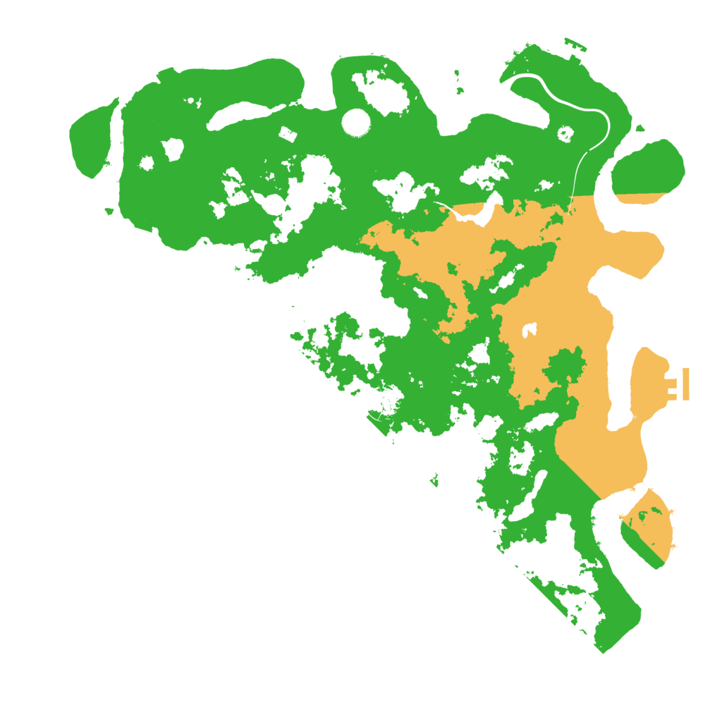 Biome Rust Map: Procedural Map, Size: 4500, Seed: 274163