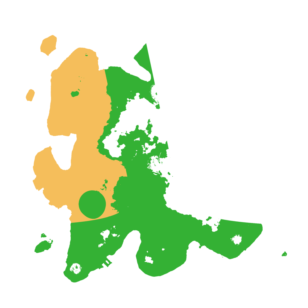 Biome Rust Map: Procedural Map, Size: 3000, Seed: 1210491606