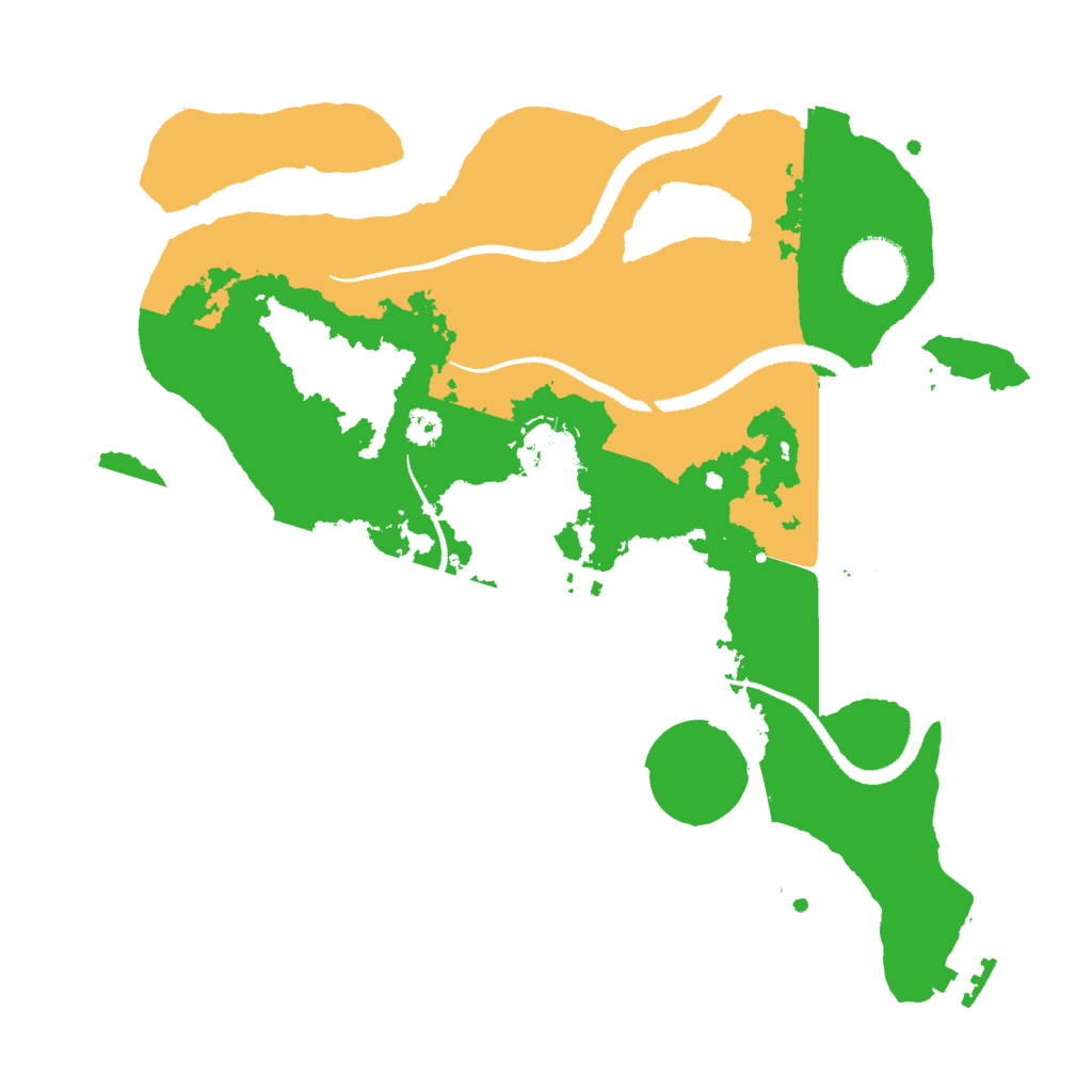 Biome Rust Map: Procedural Map, Size: 3000, Seed: 1072436346