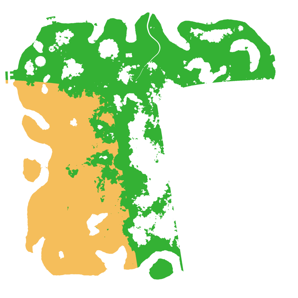 Biome Rust Map: Procedural Map, Size: 5000, Seed: 457297823