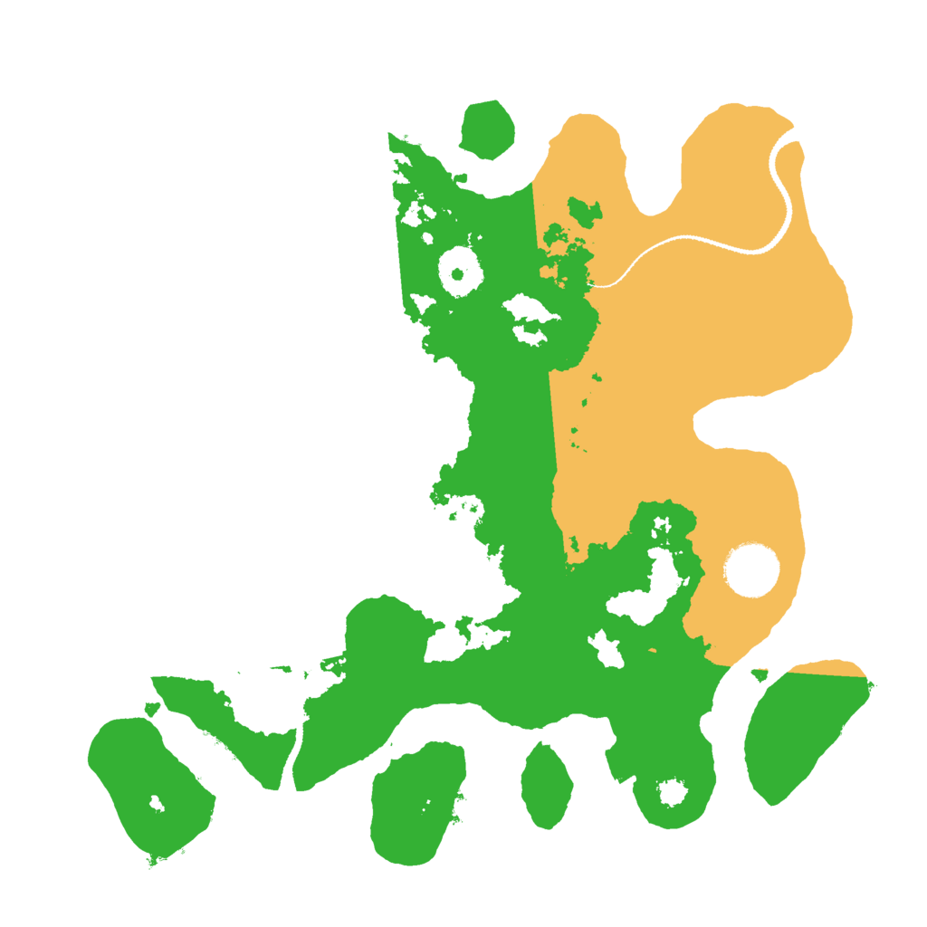 Biome Rust Map: Procedural Map, Size: 3000, Seed: 8942