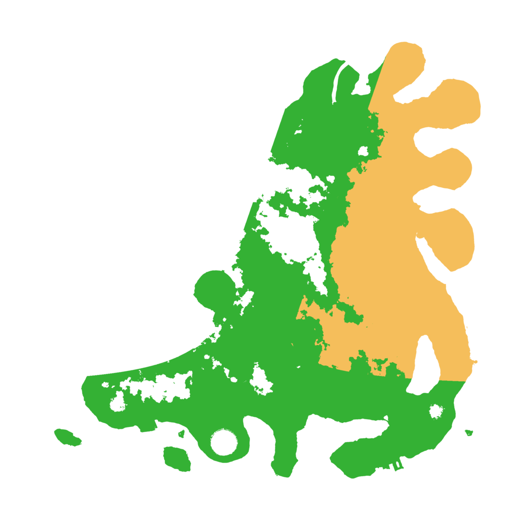 Biome Rust Map: Procedural Map, Size: 3500, Seed: 1285398914