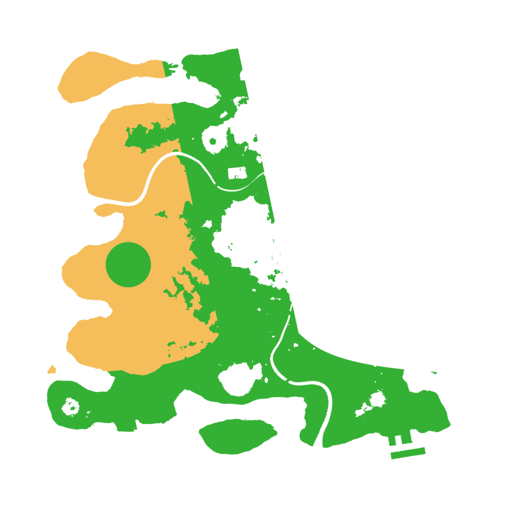 Biome Rust Map: Procedural Map, Size: 3000, Seed: 796853