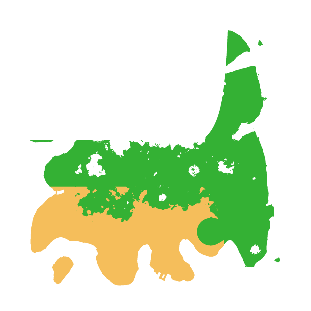 Biome Rust Map: Procedural Map, Size: 3000, Seed: 431321