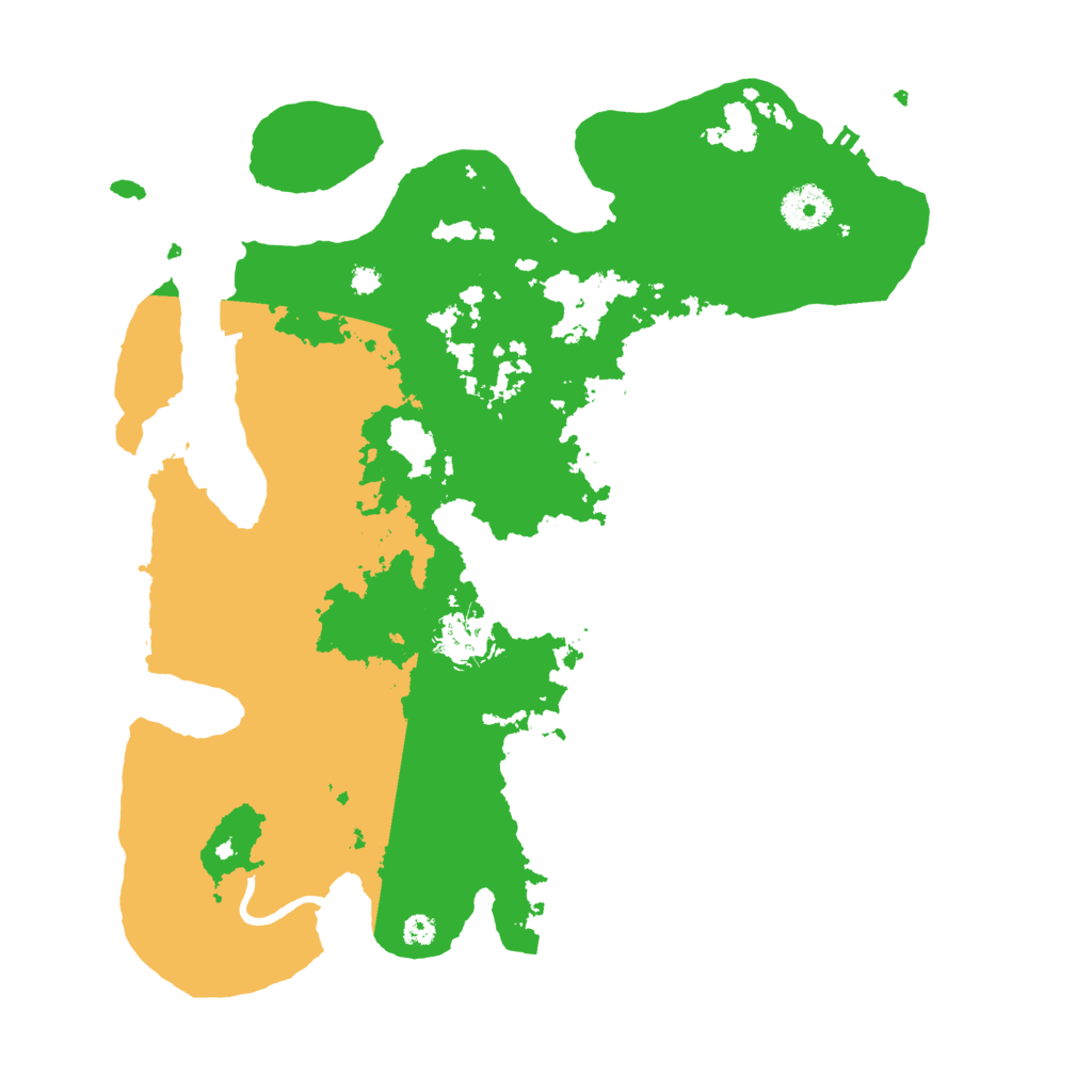 Biome Rust Map: Procedural Map, Size: 3500, Seed: 1660754346