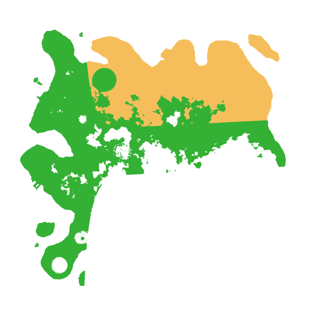 Biome Rust Map: Procedural Map, Size: 3500, Seed: 1272691076