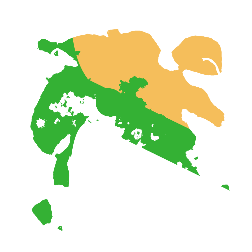 Biome Rust Map: Procedural Map, Size: 2500, Seed: 17762075