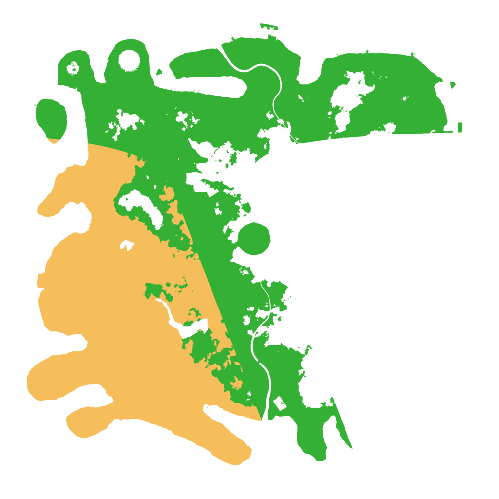 Biome Rust Map: Procedural Map, Size: 4096, Seed: 1182778155