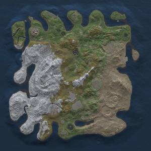 Thumbnail Rust Map: Procedural Map, Size: 3750, Seed: 30052024, 17 Monuments