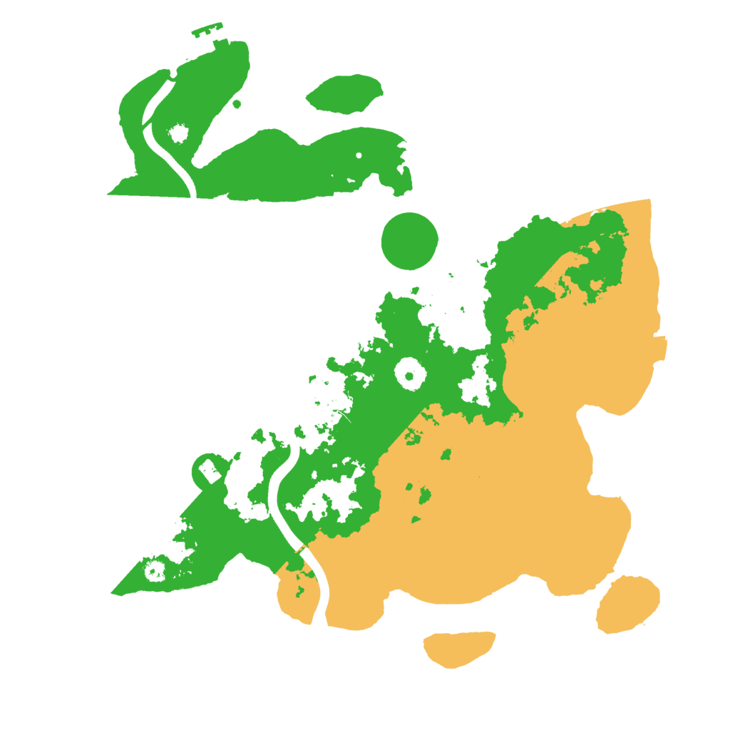 Biome Rust Map: Procedural Map, Size: 3500, Seed: 2050859750