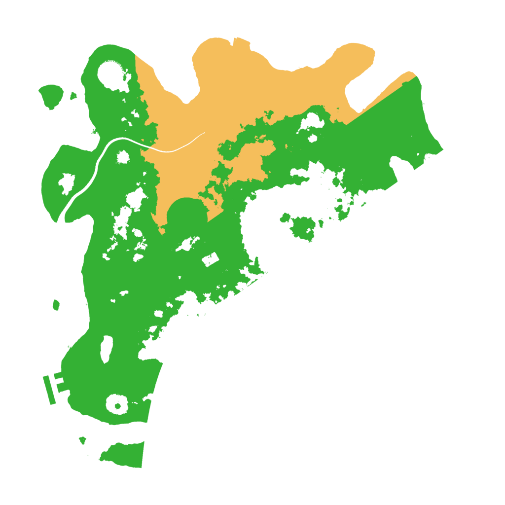 Biome Rust Map: Procedural Map, Size: 3500, Seed: 1114279615