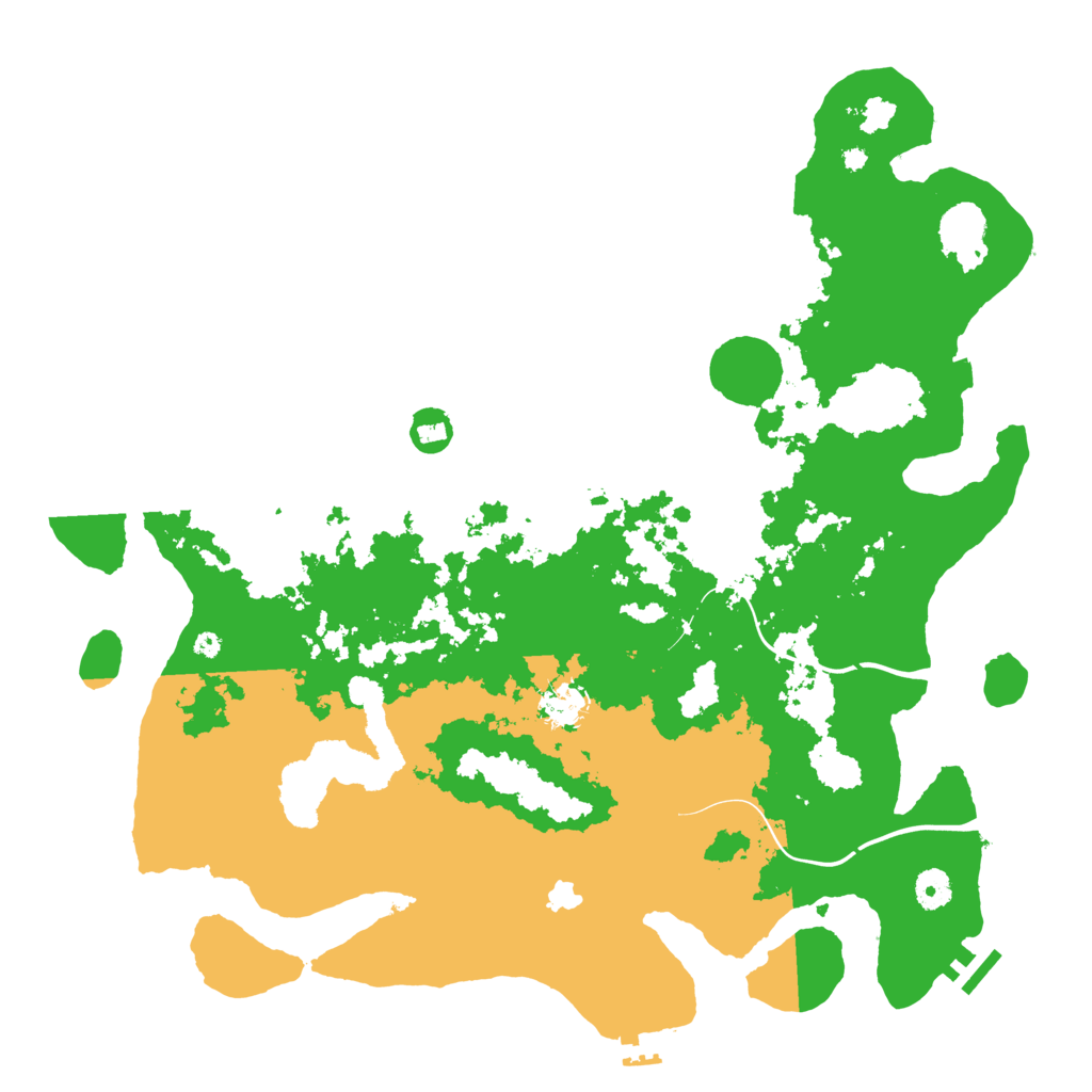 Biome Rust Map: Procedural Map, Size: 4250, Seed: 1411320725